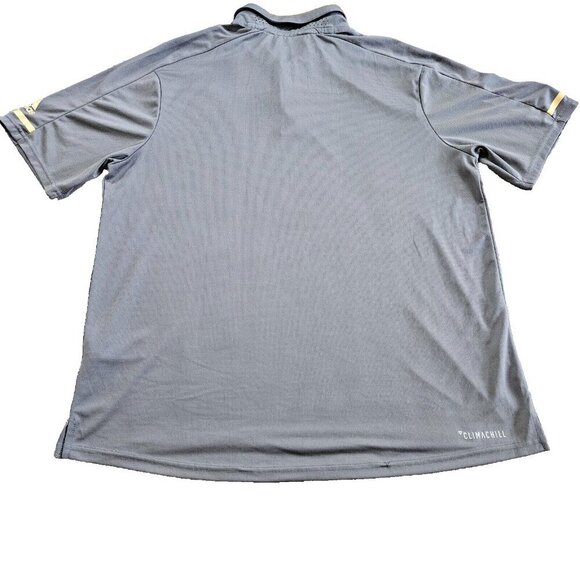 Adidas Vegas Golden Knights T Shirt Mens XL Gray Gold Black NHL Athleisure FLAW - Picture 13 of 16